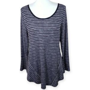 STYLE & CO. NAVY STRIPE TUNIC SZ.M EUC